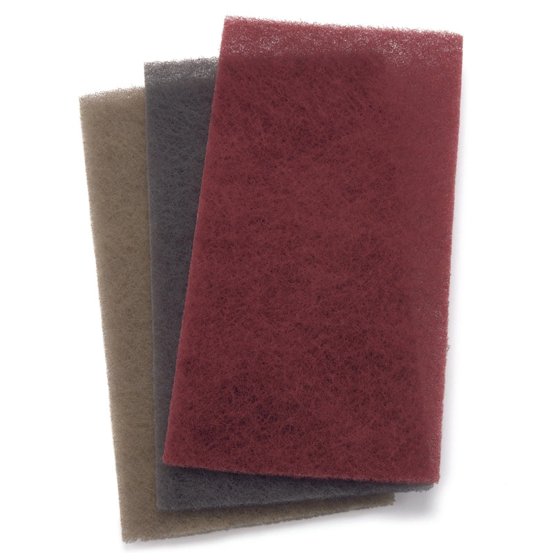 Total Nonwoven Scuff Sanding Pad - 4-1/2" x 9" - 3 Pack - Grit:1500 Grit